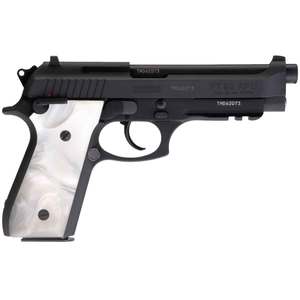 Taurus 92 9mm Luger 5in White Pearl/Black Pistol - 17+1 Rounds