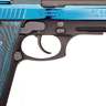 Taurus 92 With G10 Grip 9mm Luger 5in Black/Blue Pistol - 17+1 Rounds - Blue
