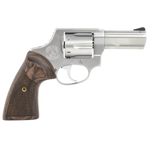 Taurus Executive Grade 856 38 Special 3in Polished Satin Stainless Steel Revolver - 6 Rounds image