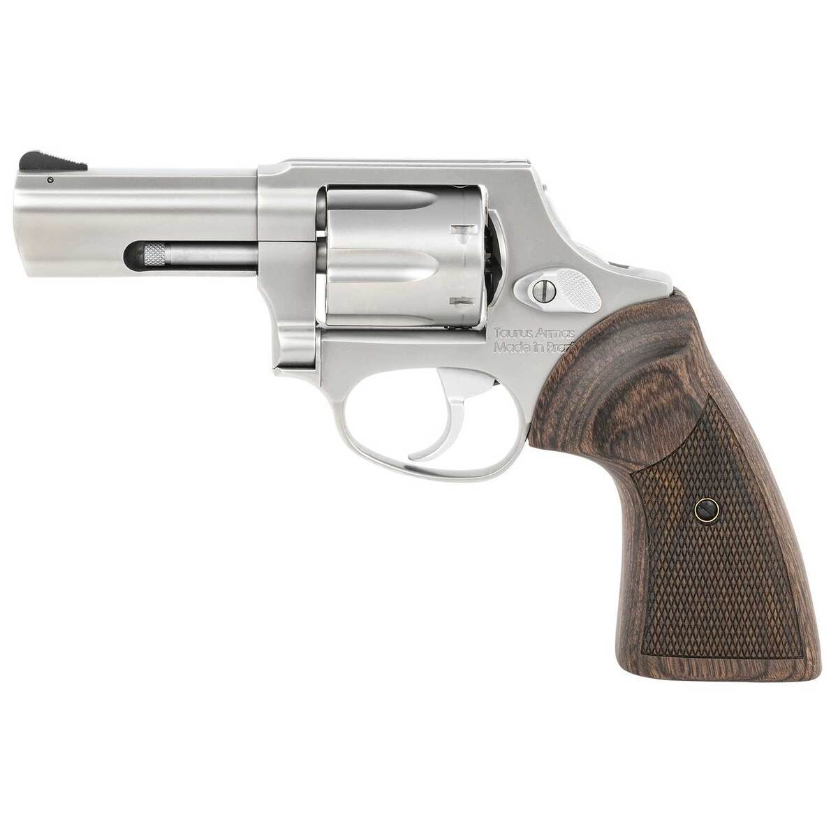 Taurus Executive Grade 856 38 Special 3in Polished Satin Stainless Steel Revolver - 6 Rounds Taurus Executive Grade 856 38 Special 3in Polished Satin Stainless Steel Revolver - 6 Rounds