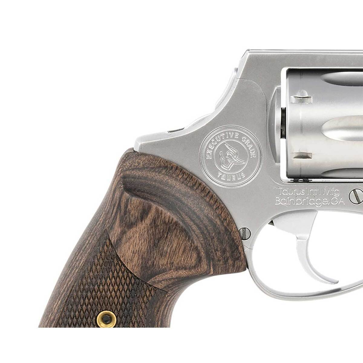 Taurus Executive Grade 856 38 Special 3in Polished Satin Stainless Steel Revolver - 6 Rounds Taurus Executive Grade 856 38 Special 3in Polished Satin Stainless Steel Revolver - 6 Rounds