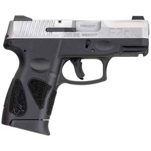 Taurus G2C 40 S&W 3.2in Stainless/Black Pistol - 10+1 Rounds