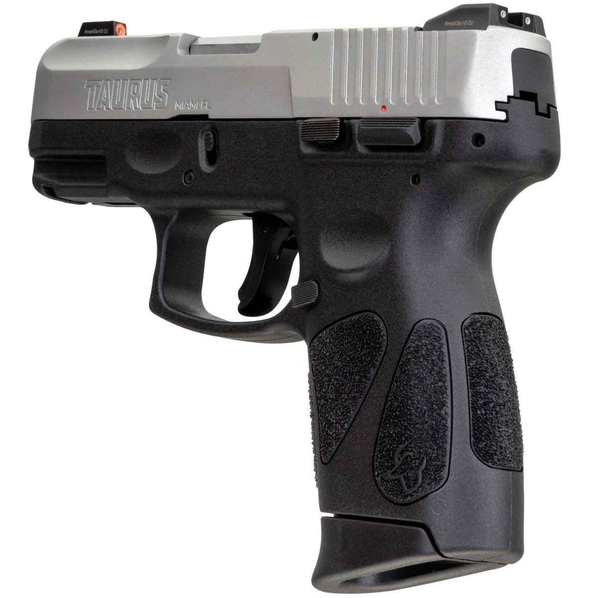 Taurus G2C 40 S&W 3.2in Stainless/Black Pistol 10+1 Rounds Black