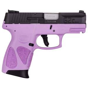 Taurus G2C 9mm Luger 3.25in Black/Light Purple Pistol - 12+1 Rounds