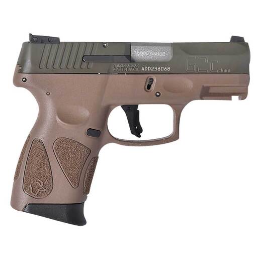 Taurus G2C 9mm Luger 3.25in OD Green Cerakote Pistol - 12+1 Rounds - Green image
