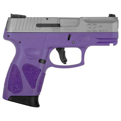 Taurus G2C 9mm Luger 325in StainlessDark Purple Pistol  121 Rounds  Dark Purple Compact