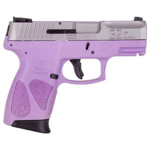 Taurus G2C 9mm Luger 3.25in Stainless/Light Purple Pistol - 12+1 Rounds