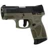 Taurus G2C 9mm Luger 3.2in Black/OD Green Pistol - 12+1 Rounds - Green