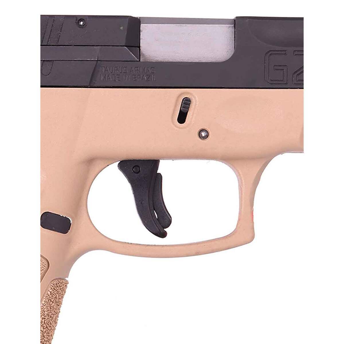 Taurus G2C FDE Grip 40 S&W 3.2in Black Pistol - 10+1 Rounds - Tan Taurus G2C FDE Grip 40 S&W 3.2in Black Pistol - 10+1 Rounds - Tan