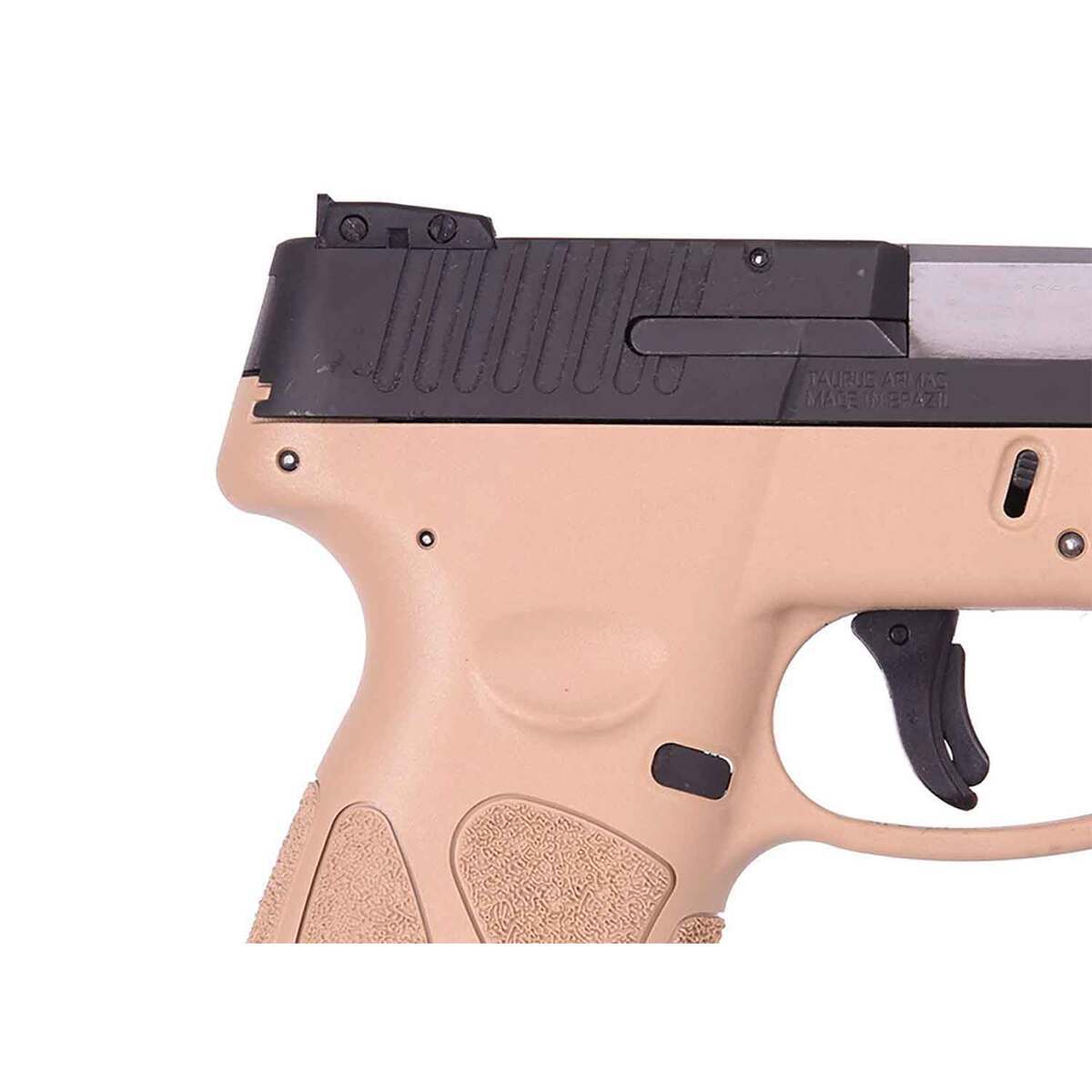Taurus G2C FDE Grip 40 S&W 3.2in Black Pistol - 10+1 Rounds - Tan Taurus G2C FDE Grip 40 S&W 3.2in Black Pistol - 10+1 Rounds - Tan