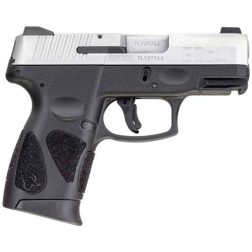 Taurus G2C With Night Sights 9mm Luger 3.2in Stainless/Black Pistol - 10+1 Rounds - Black Compact image