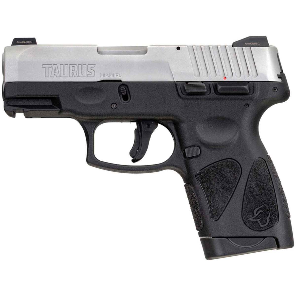 Taurus G2S 40 S&W 3.26in Black/Stainless Pistol - 7+1 Rounds - Black Taurus G2S 40 S&W 3.26in Black/Stainless Pistol - 7+1 Rounds - Black
