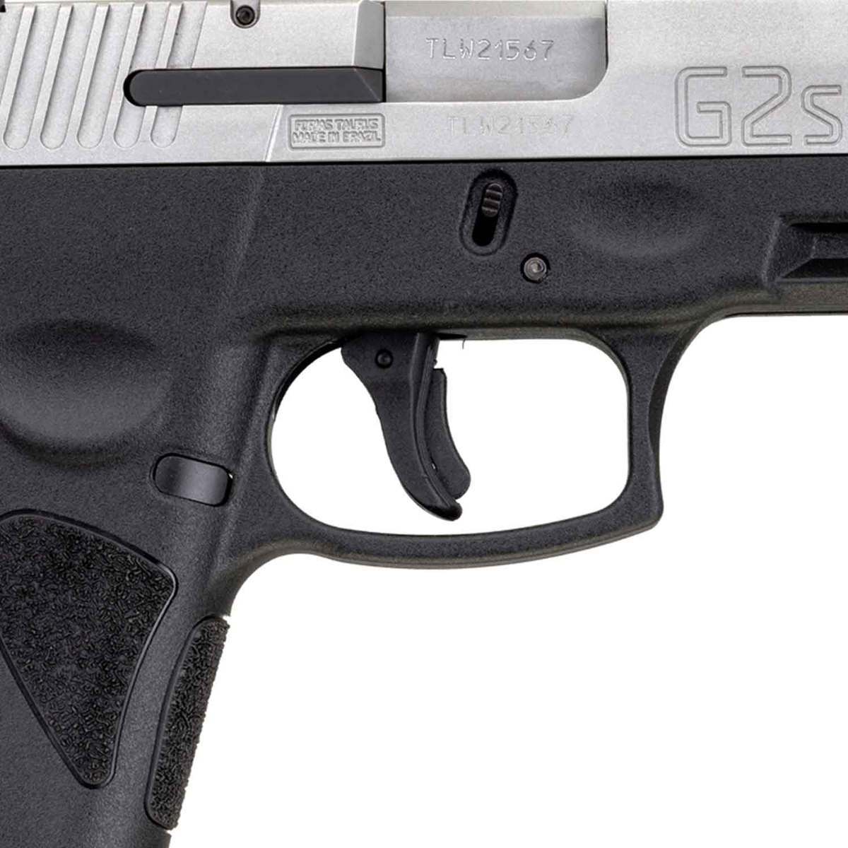 Taurus G2S 40 S&W 3.26in Black/Stainless Pistol - 7+1 Rounds - Black Taurus G2S 40 S&W 3.26in Black/Stainless Pistol - 7+1 Rounds - Black