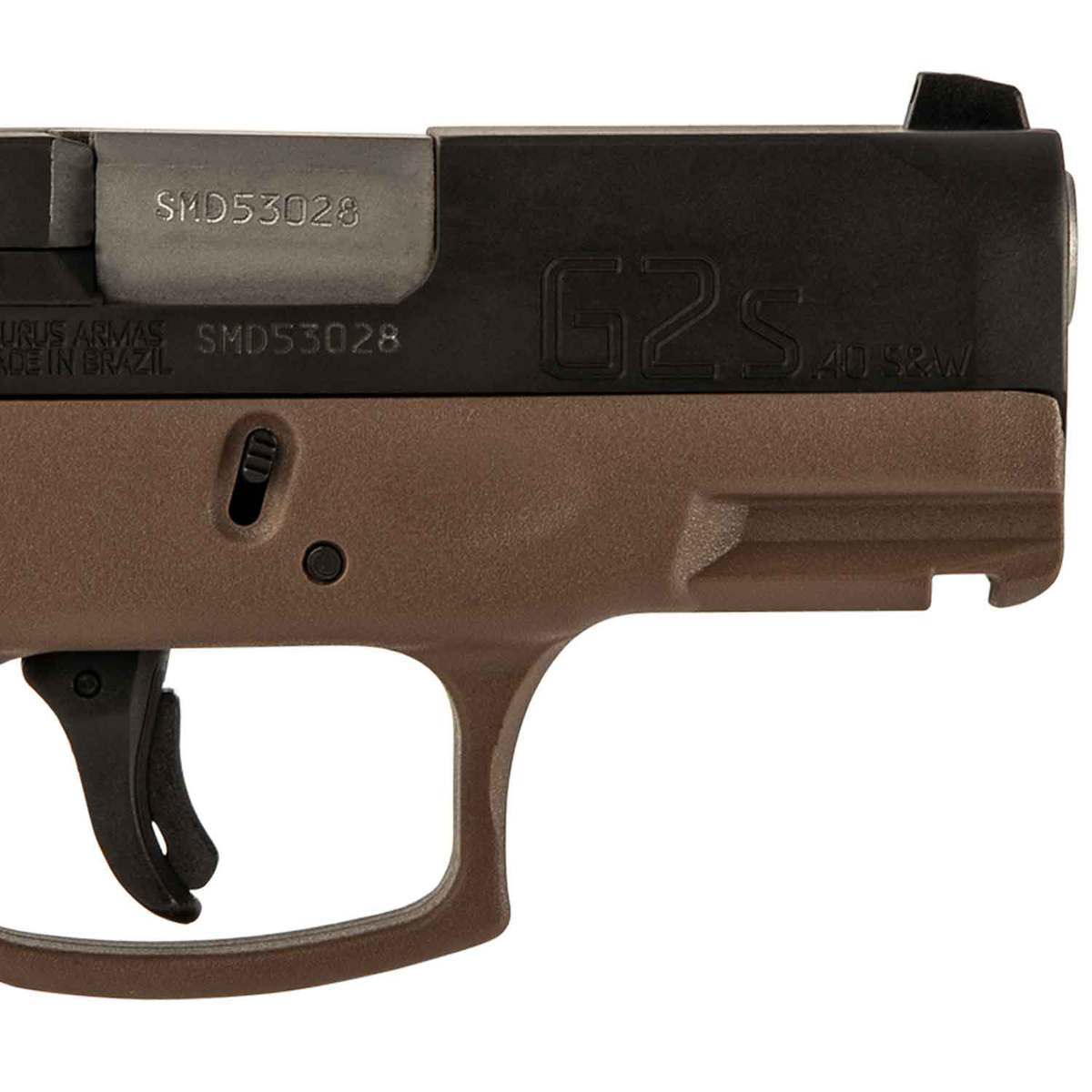 Taurus G2S 40 S&W 3.26in Brown/Black Pistol - 7+1 Rounds - Brown/Black Taurus G2S 40 S&W 3.26in Brown/Black Pistol - 7+1 Rounds - Brown/Black