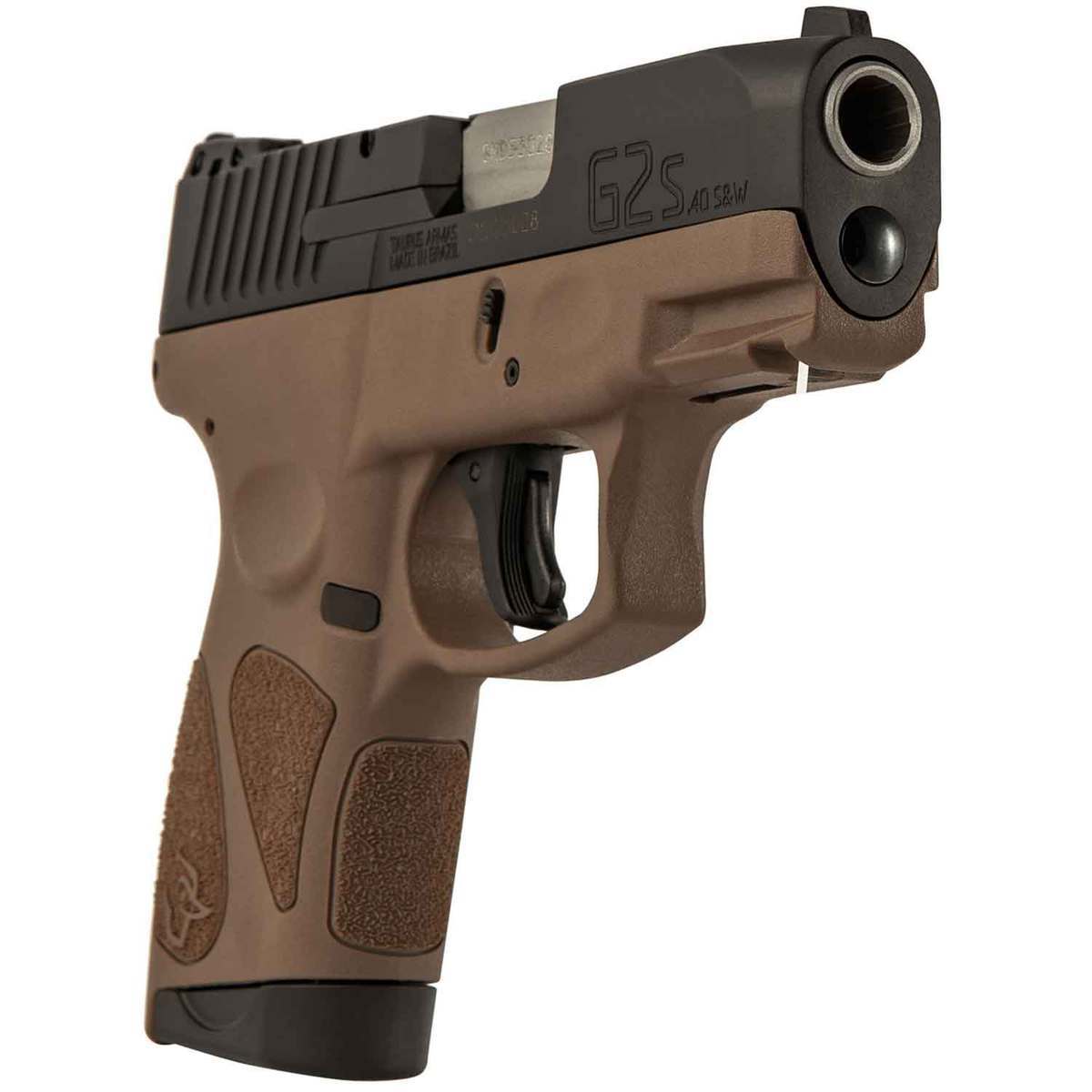 Taurus G2S 40 S&W 3.26in Brown/Black Pistol - 7+1 Rounds - Brown/Black Taurus G2S 40 S&W 3.26in Brown/Black Pistol - 7+1 Rounds - Brown/Black
