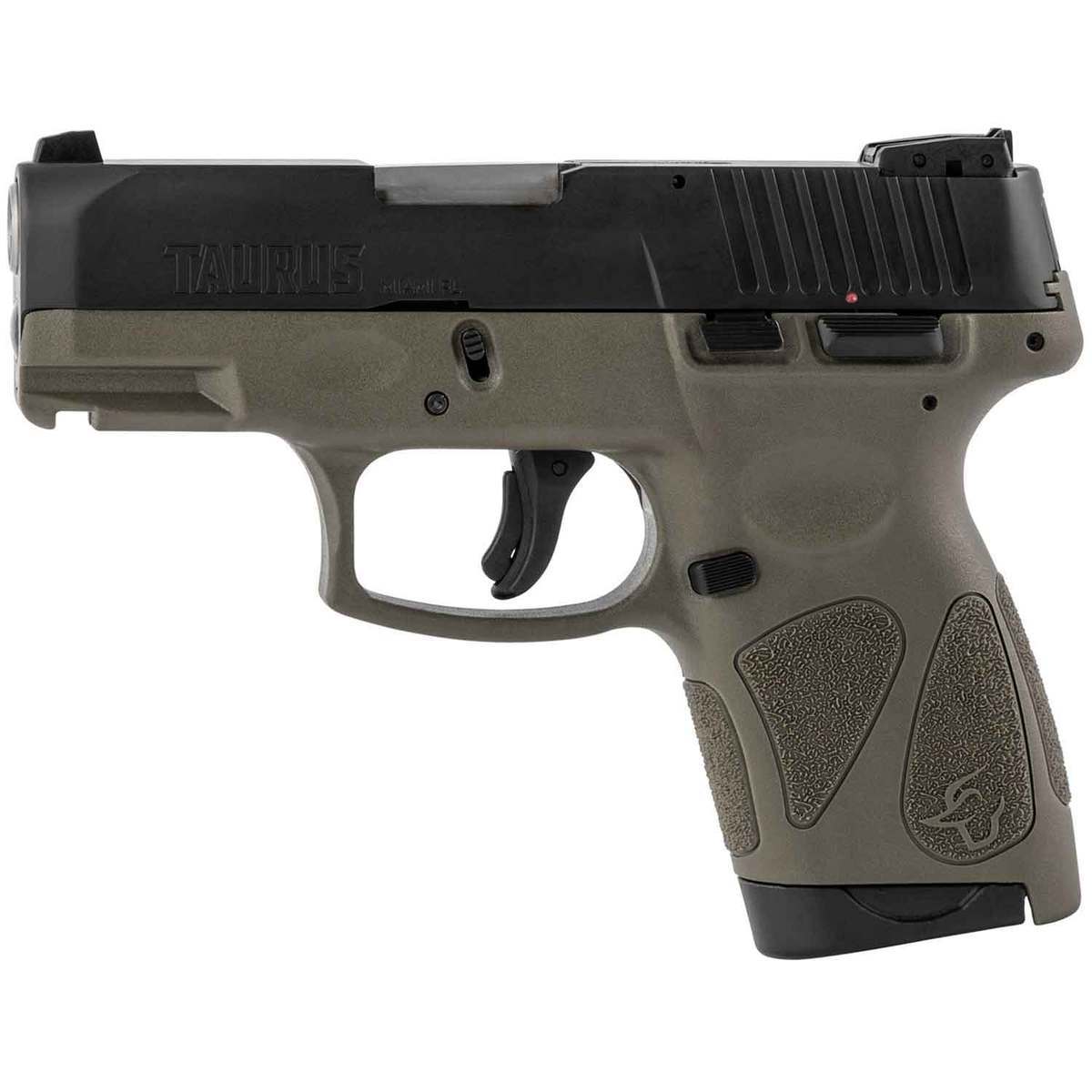 Taurus G2S 40 S&W 3.26in OD Green/Black Pistol - 7+1 Rounds - Black/OD Green Taurus G2S 40 S&W 3.26in OD Green/Black Pistol - 7+1 Rounds - Black/OD Green