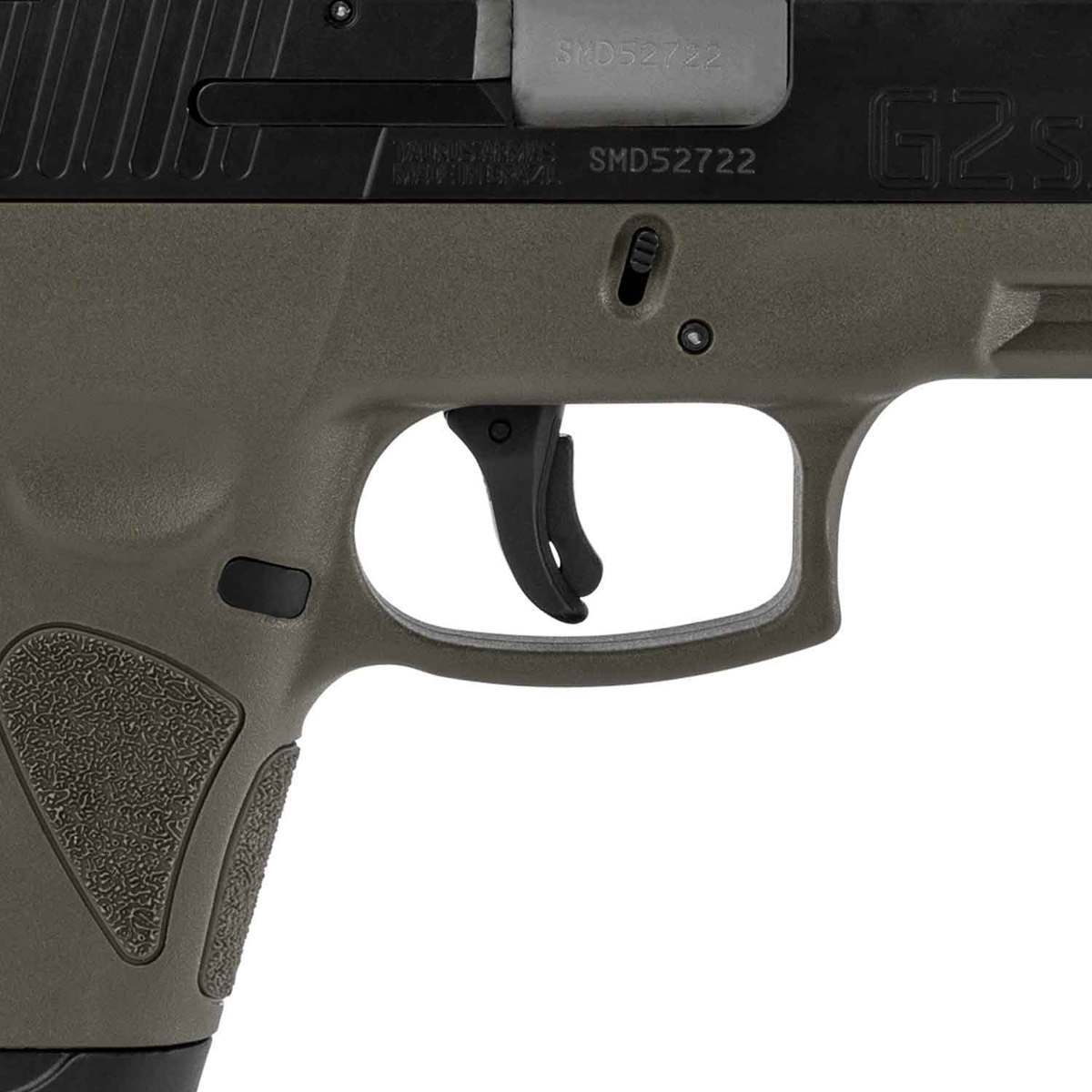 Taurus G2S 40 S&W 3.26in OD Green/Black Pistol - 7+1 Rounds - Black/OD Green Taurus G2S 40 S&W 3.26in OD Green/Black Pistol - 7+1 Rounds - Black/OD Green
