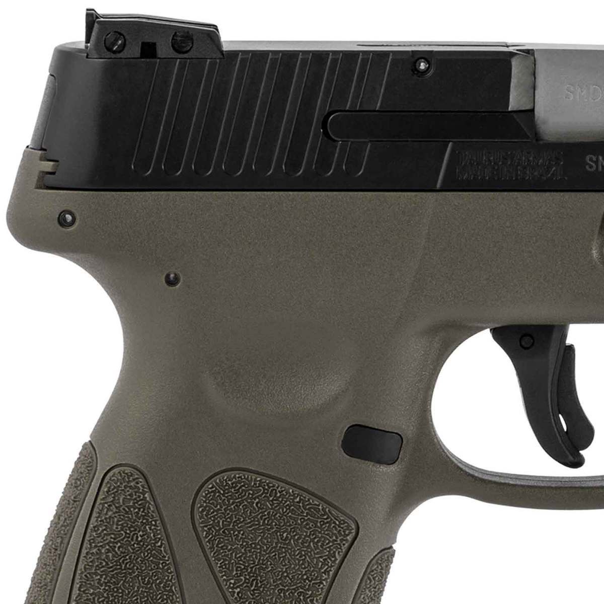 Taurus G2S 40 S&W 3.26in OD Green/Black Pistol - 7+1 Rounds - Black/OD Green Taurus G2S 40 S&W 3.26in OD Green/Black Pistol - 7+1 Rounds - Black/OD Green