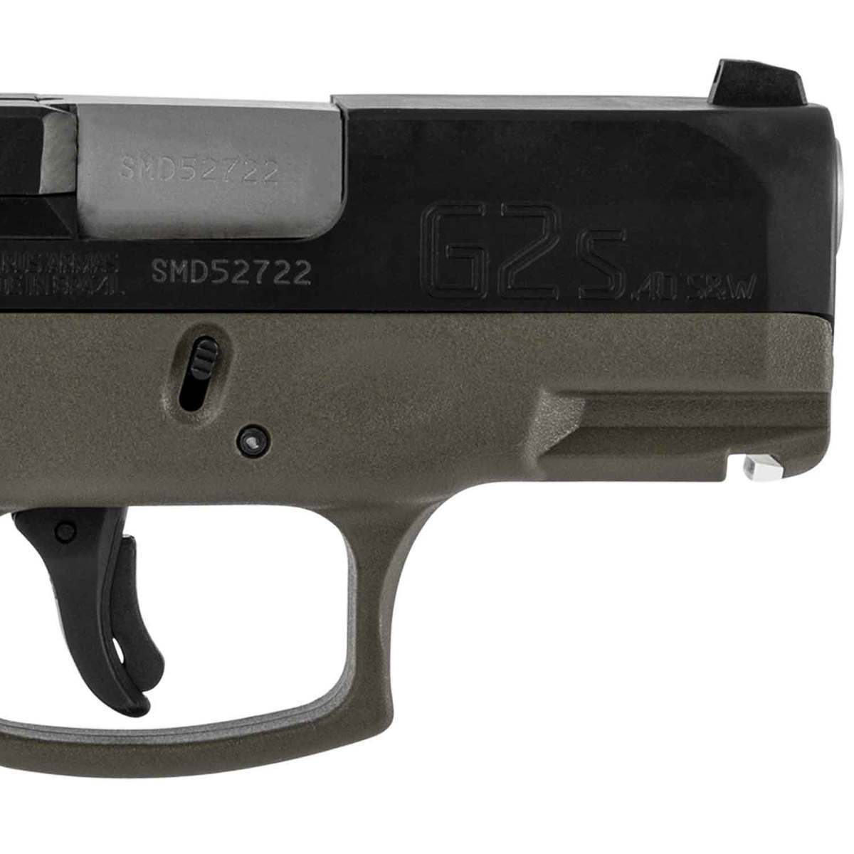 Taurus G2S 40 S&W 3.26in OD Green/Black Pistol - 7+1 Rounds - Black/OD Green Taurus G2S 40 S&W 3.26in OD Green/Black Pistol - 7+1 Rounds - Black/OD Green