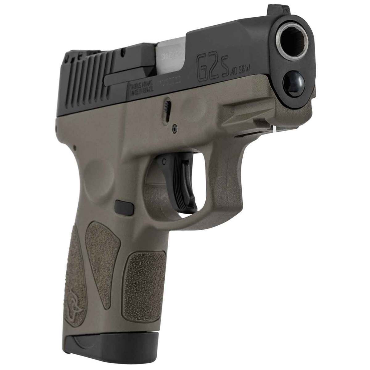 Taurus G2S 40 S&W 3.26in OD Green/Black Pistol - 7+1 Rounds - Black/OD Green Taurus G2S 40 S&W 3.26in OD Green/Black Pistol - 7+1 Rounds - Black/OD Green