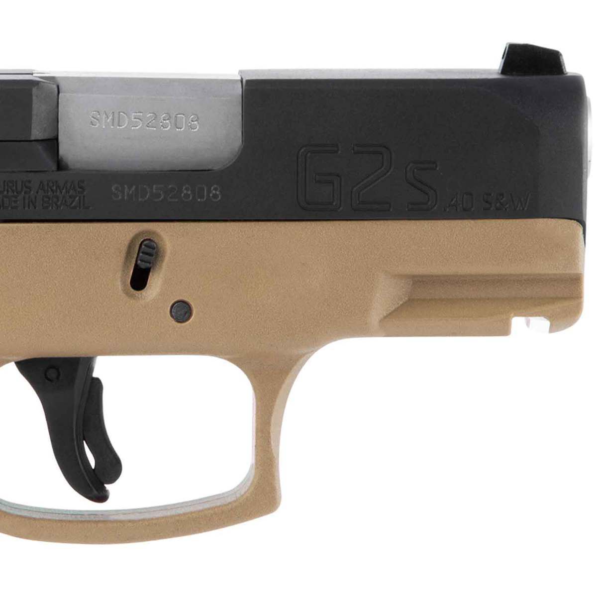 Taurus G2S 40 S&W 3.26in Tan/Black Pistol - 7+1 Rounds - Tan/Black Taurus G2S 40 S&W 3.26in Tan/Black Pistol - 7+1 Rounds - Tan/Black