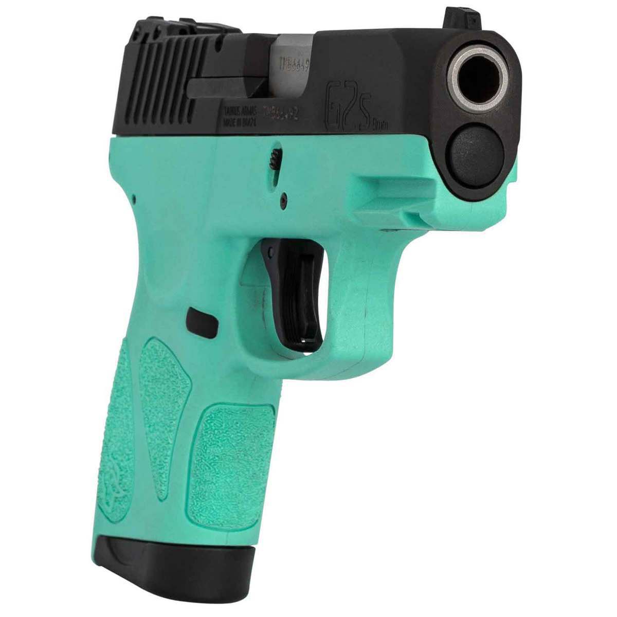 Taurus G2S 9mm Luger 3.26in Black/Cyan Pistol - 7+1 Rounds - Blue Taurus G2S 9mm Luger 3.26in Black/Cyan Pistol - 7+1 Rounds - Blue