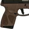Taurus G2S 9mm Luger 3.26in Brown/Black Pistol - 7+1 Rounds - Brown