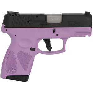 Taurus G2S 9mm Luger 3.26in Light Purple/Black Pistol - 7+1 Rounds