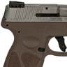 Taurus G2S 9mm Luger 3.26in Stainless/Brown Pistol - 7+1 Rounds - Brown