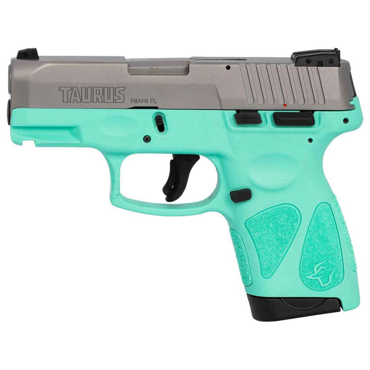 Taurus G2S 9mm Luger 3.26in Stainless/Cyan Pistol - 7+1 Rounds - Cyan/Stainless/Black Taurus G2S 9mm Luger 3.26in Stainless/Cyan Pistol - 7+1 Rounds - Cyan/Stainless/Black