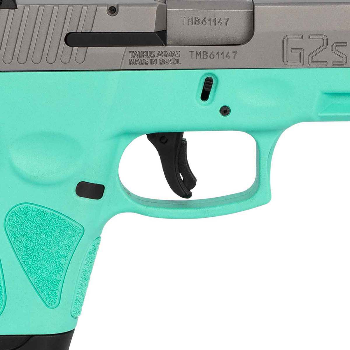 Taurus G2S 9mm Luger 3.26in Stainless/Cyan Pistol - 7+1 Rounds - Cyan/Stainless/Black Taurus G2S 9mm Luger 3.26in Stainless/Cyan Pistol - 7+1 Rounds - Cyan/Stainless/Black