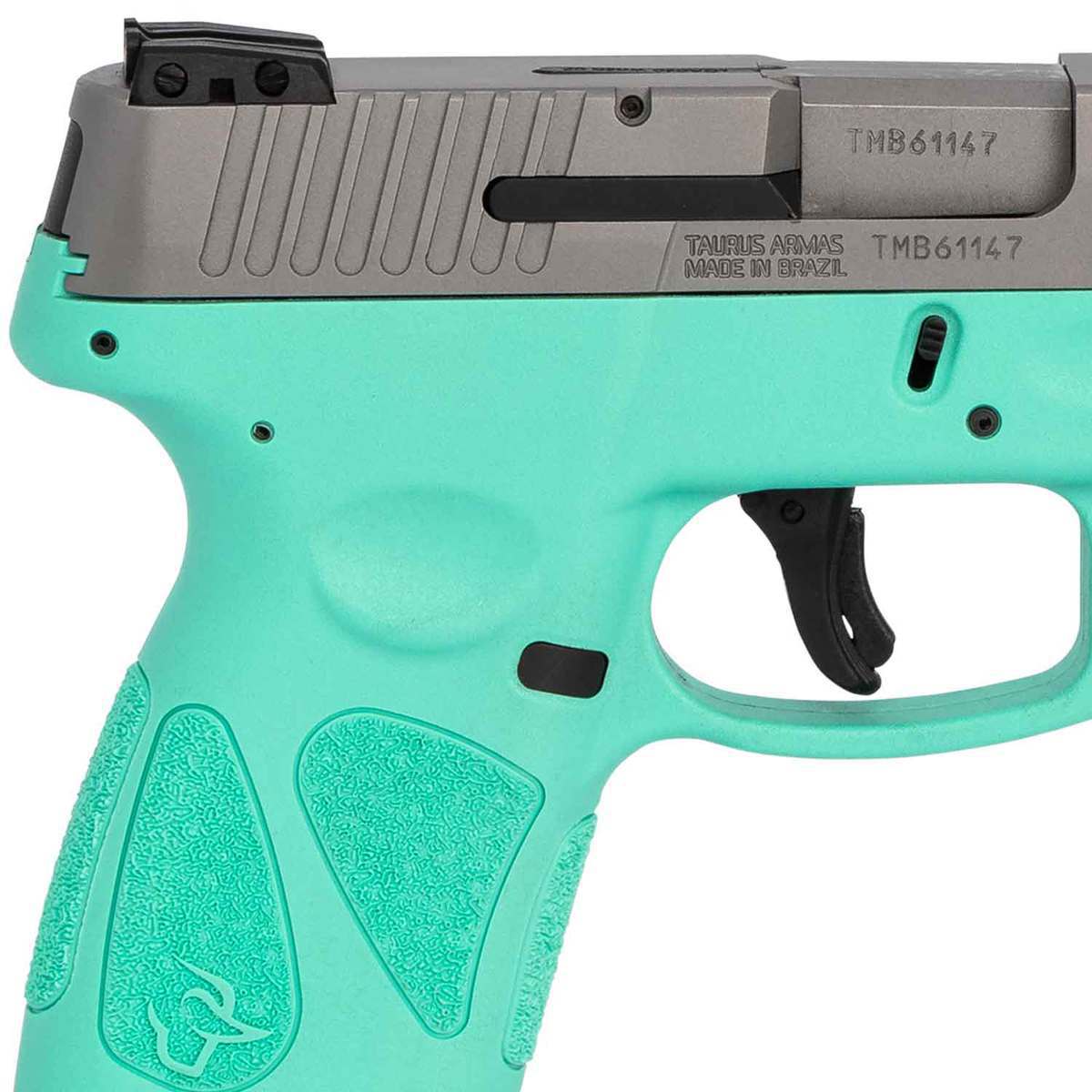 Taurus G2S 9mm Luger 3.26in Stainless/Cyan Pistol - 7+1 Rounds - Cyan/Stainless/Black Taurus G2S 9mm Luger 3.26in Stainless/Cyan Pistol - 7+1 Rounds - Cyan/Stainless/Black