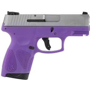 Taurus G2S 9mm Luger 3.26in Stainless/Dark Purple Pistol - 7+1 Rounds