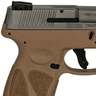 Taurus G2S 9mm Luger 3.26in Stainless/Tan Pistol - 7+1 Rounds - Tan