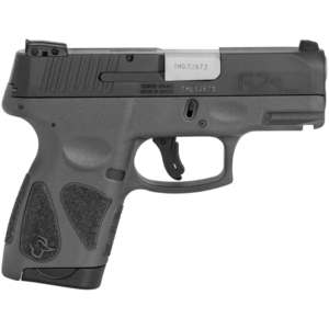 Taurus G2S Carbon Steel 9mm Luger 3.26in Gray/Black Pistol - 7+1 Rounds