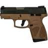 Taurus G2S Carbon Steel 9mm Luger 3.26in Tan/Black Pistol - 7+1 Rounds - Tan