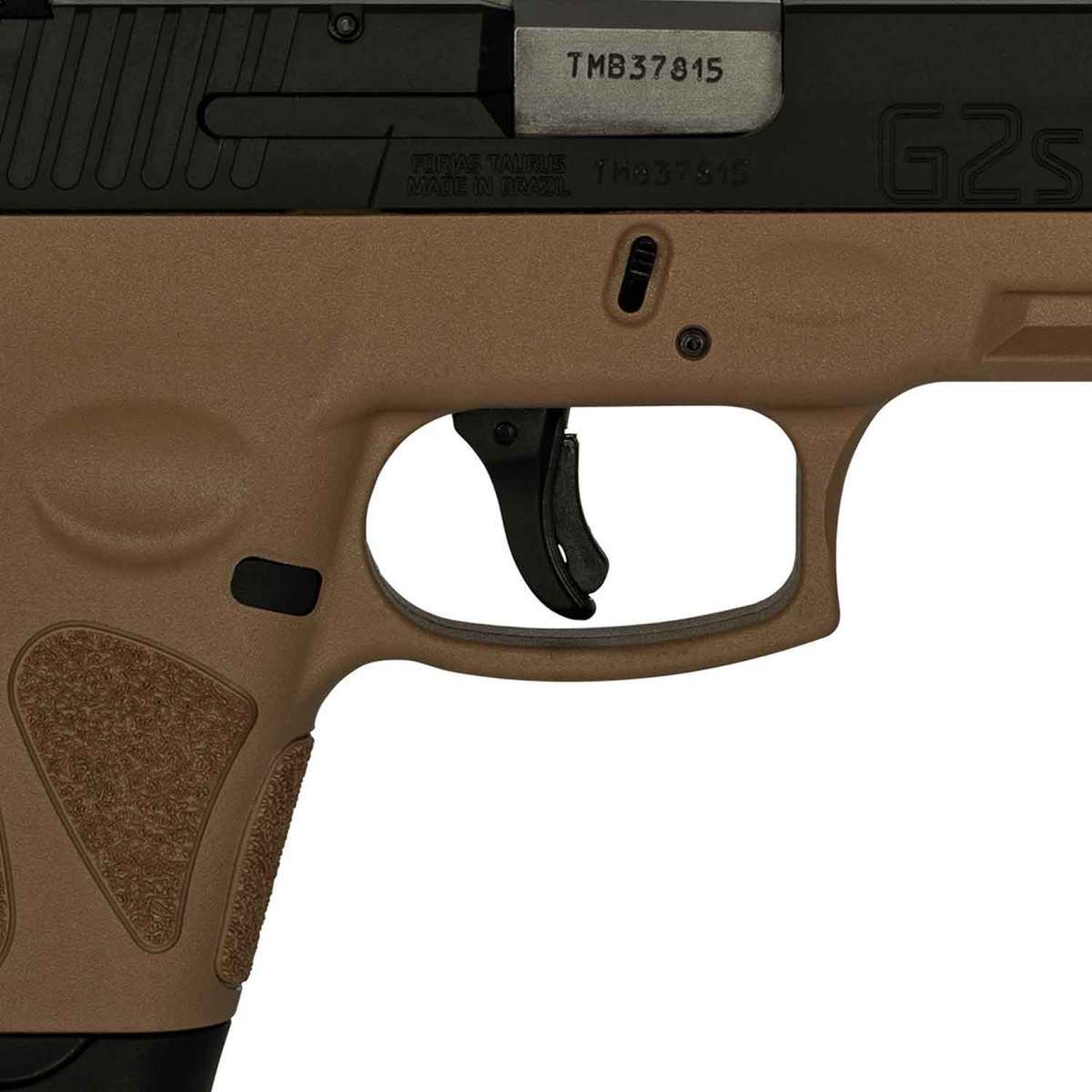Taurus G2S Carbon Steel 9mm Luger 3.26in Tan/Black Pistol - 7+1 Rounds - Tan/Black Taurus G2S Carbon Steel 9mm Luger 3.26in Tan/Black Pistol - 7+1 Rounds - Tan/Black