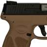 Taurus G2S Carbon Steel 9mm Luger 3.26in Tan/Black Pistol - 7+1 Rounds - Tan/Black