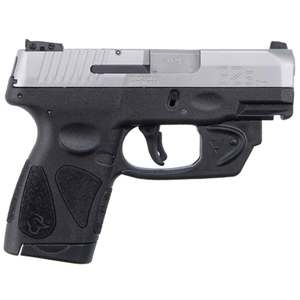 Taurus G2S With Viridian Laser 9mm Luger 3.25in Black/Stainless Pistol - 7+1 Rounds