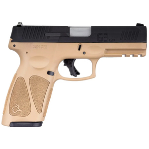 Taurus G3 9mm Luger 4in Matte Black/Tan Pistol - 15+1 Rounds