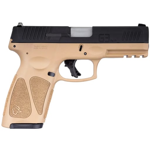 Taurus G3 9mm Luger 4in Matte Black/Tan Pistol - 15+1 Rounds - Tan image