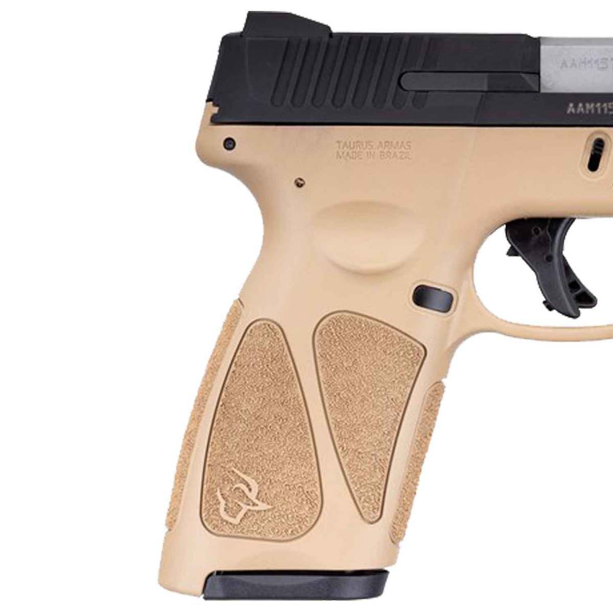 Taurus G3 9mm Luger 4in Black/Tan Pistol - 17+1 Rounds - Black/Tan Taurus G3 9mm Luger 4in Black/Tan Pistol - 17+1 Rounds - Black/Tan