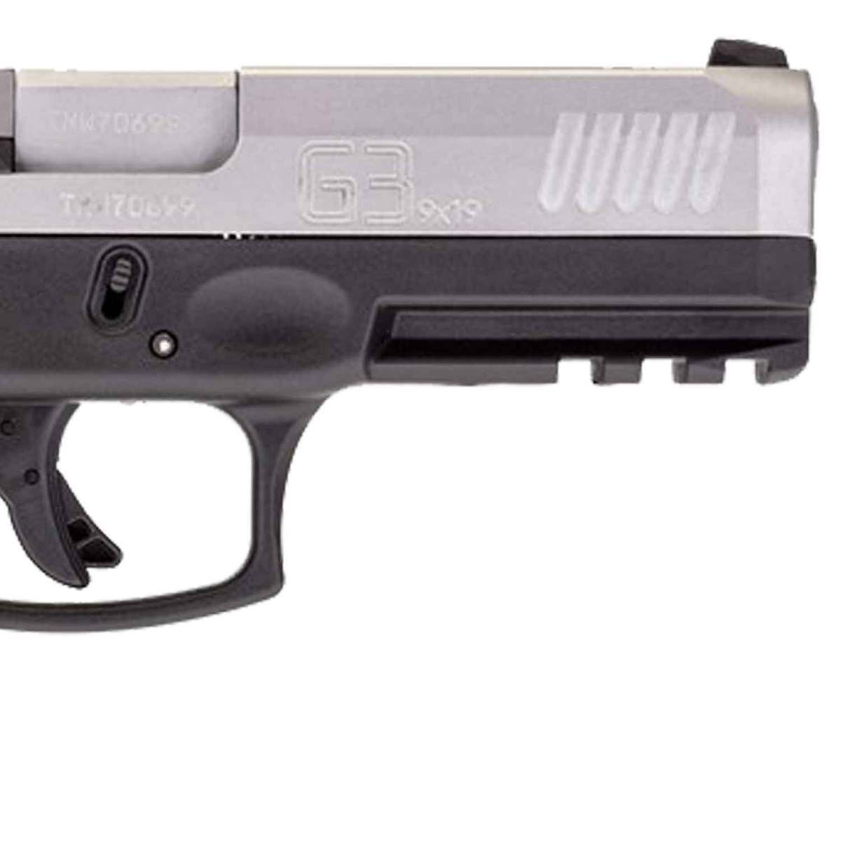 Taurus G3 9mm Luger 4in Stainless/Black Pistol - 10+1 Rounds - Stainless/Black Taurus G3 9mm Luger 4in Stainless/Black Pistol - 10+1 Rounds - Stainless/Black