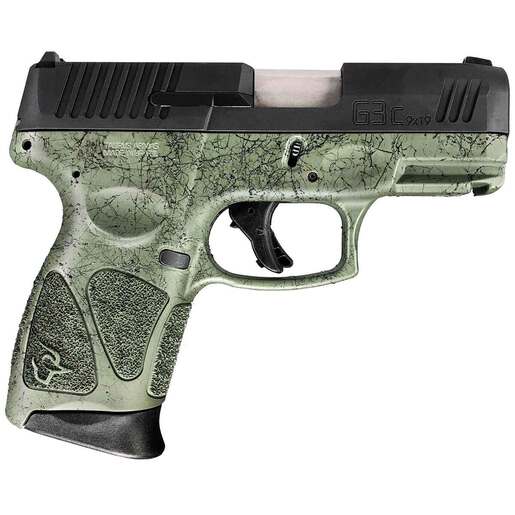 Taurus G3C 9mm Luger 3.2in Matte Black Tenifer Pistol - 12+1 Rounds - Green image
