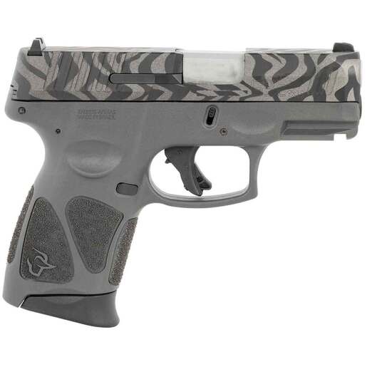 Taurus G3C 9mm Luger 3.2in Zebra Stripe Pistol - 12+1 Rounds - Gray image