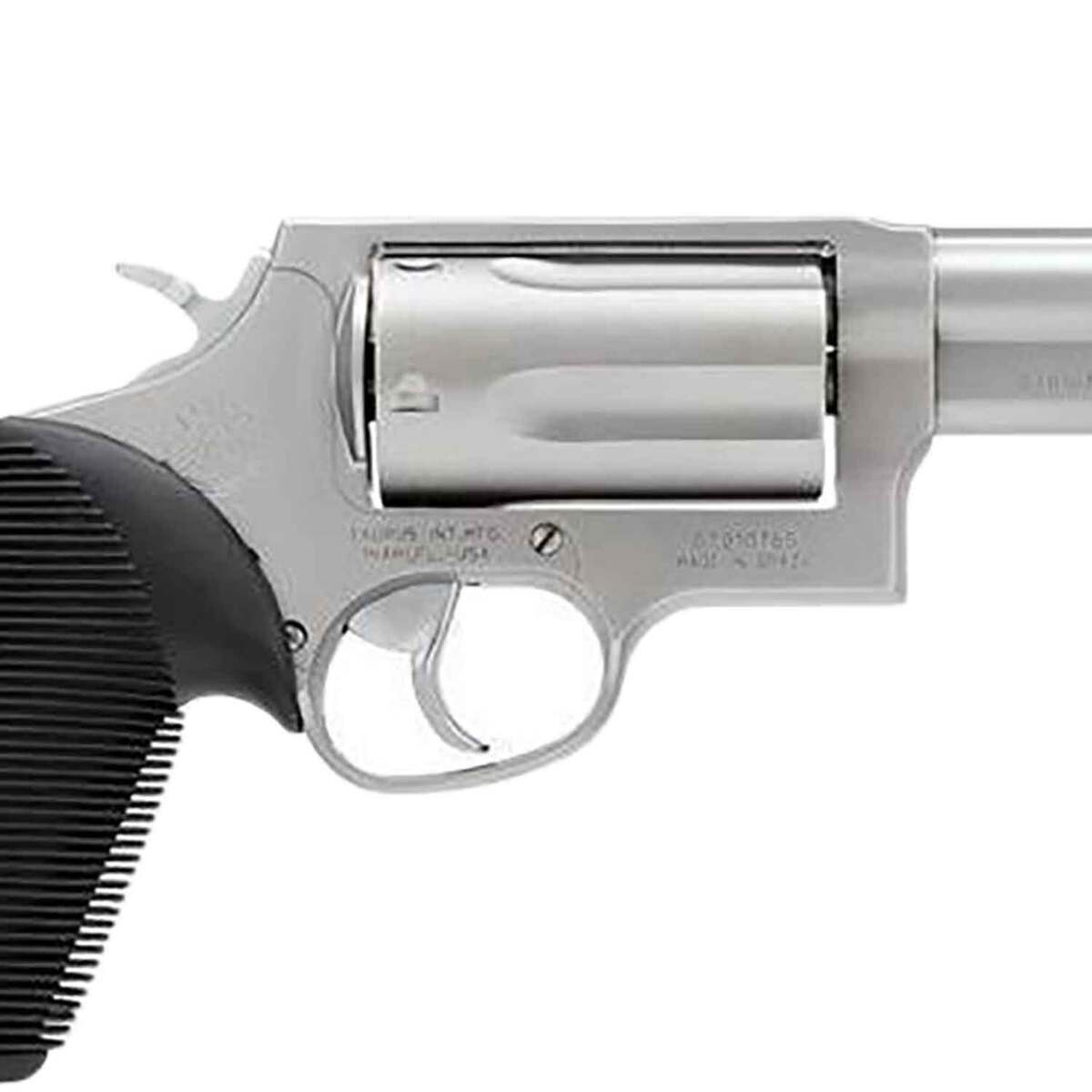 Taurus Judge 410 Gauge/45 (Long) Colt 6.5in Matte Stainless Revolver - 5 Rounds Taurus Judge 410 Gauge/45 (Long) Colt 6.5in Matte Stainless Revolver - 5 Rounds