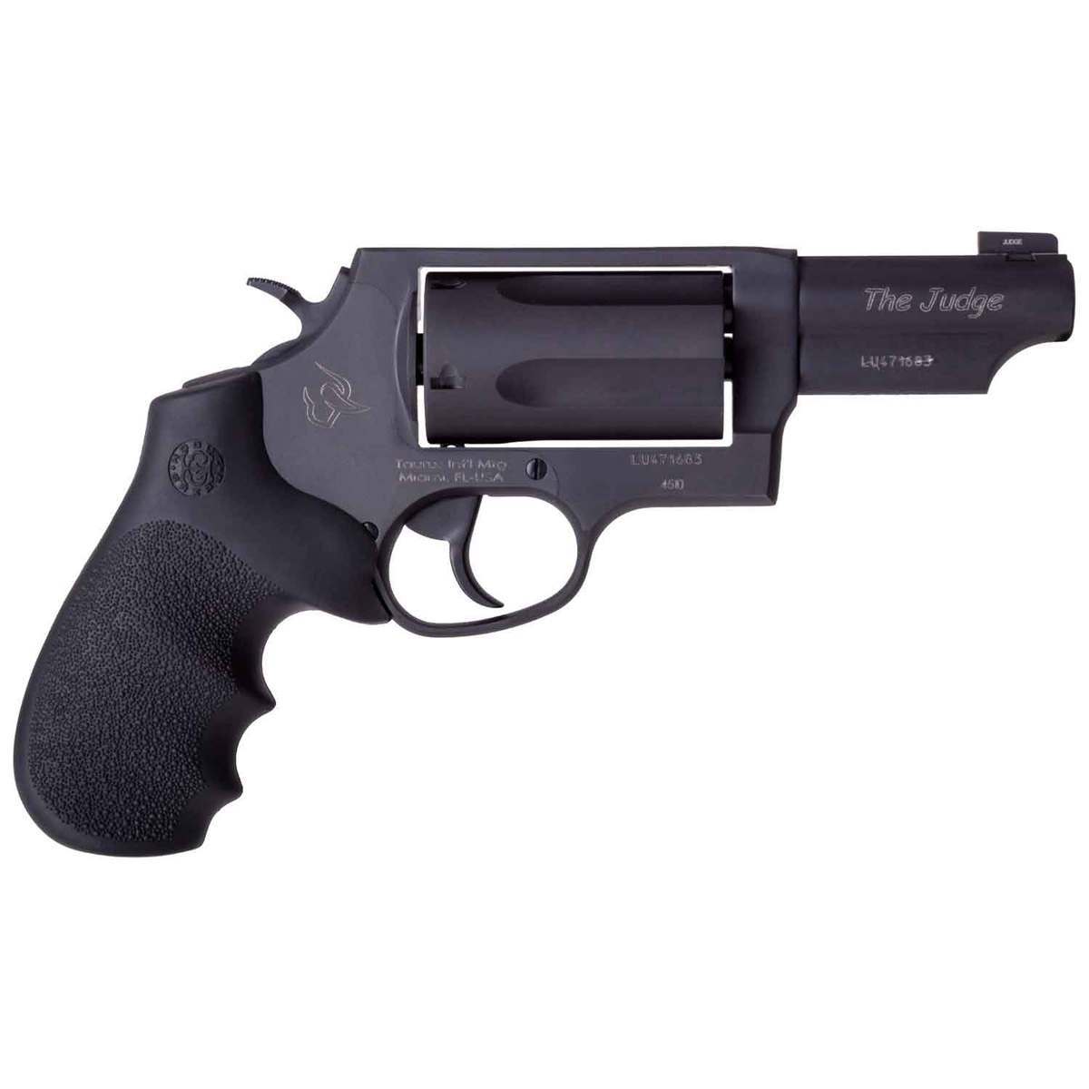 Taurus Judge 45 (Long) Colt/410 3in Black Revolver - 5 Rounds Taurus Judge 45 (Long) Colt/410 3in Black Revolver - 5 Rounds