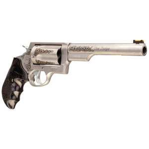 Taurus Judge Engraved 45 (Long) Colt/410 6.5in Matte Stainless Revolver - 5 Rounds