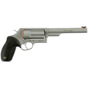 Taurus Judge Magnum 45 (Long) Colt 6.5in Stainless Steel Revolver - 5 Rounds