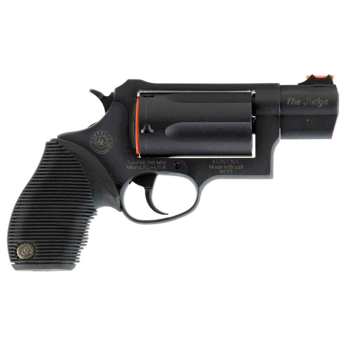 Taurus Judge Public Defender 45 (Long) Colt 2.5in Matte Black Oxide Revolver - 5 Rounds Taurus Judge Public Defender 45 (Long) Colt 2.5in Matte Black Oxide Revolver - 5 Rounds